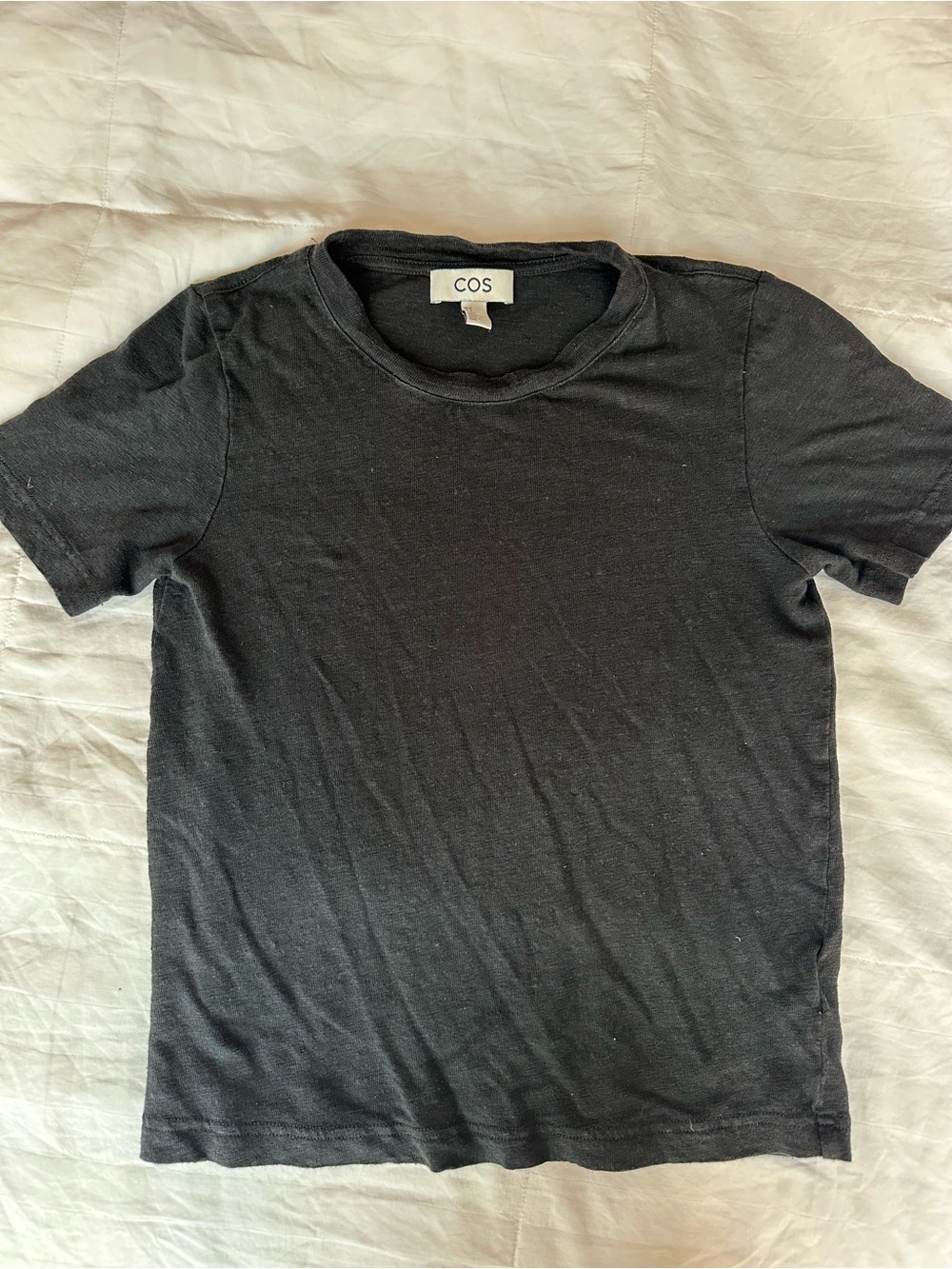 COS Black Crewneck T-Shirt